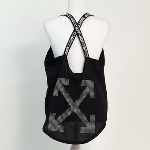 Nike x OFF-WHITE Women’s NRG Tank Top Black Arrows Cross Back, Size Large